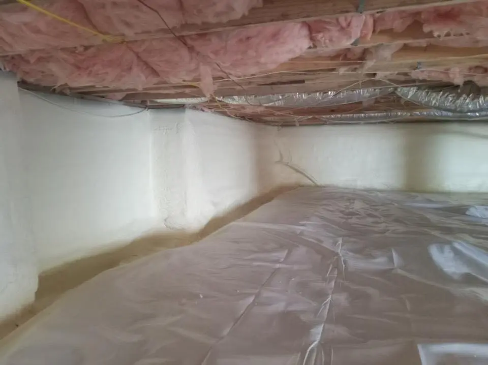 Crawl space encapsulation with closed-cell spray foam for Metal Roof Coating in Cedar City